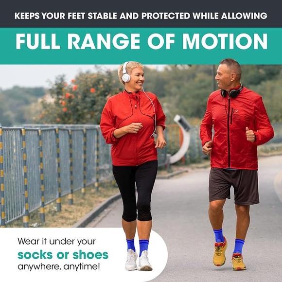 Foot & Ankle Brace Socks for Sprained Ankle Compression Sleeve - Ankle Support - Picture 3 of 10